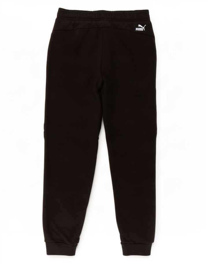 Pantaloni de trening Puma pentru bărbați Joggeri, bumbac mediu negru
