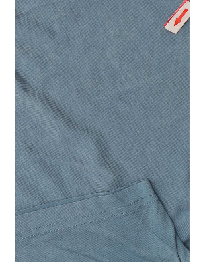 Tricou grafic pentru bărbați Paul Smith Top din bumbac albastru mediu