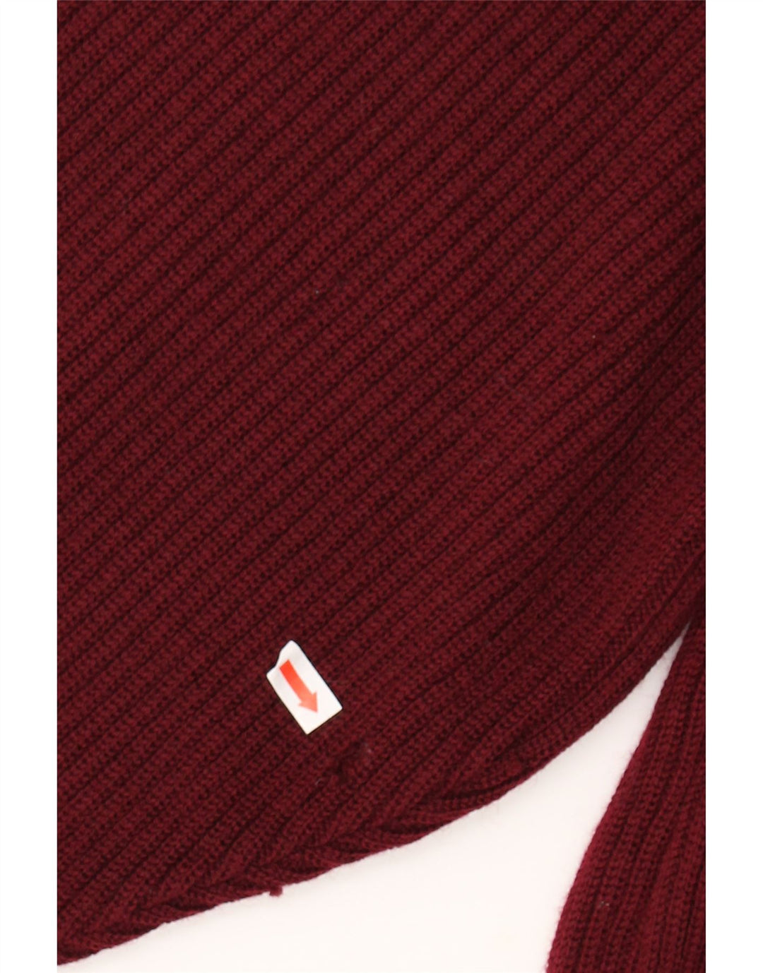 CLIPPER Mens Cardigan Sweater IT 52 Large Maroon Wool Vintage Clipper and Second-Hand Clipper from Messina Hembry 