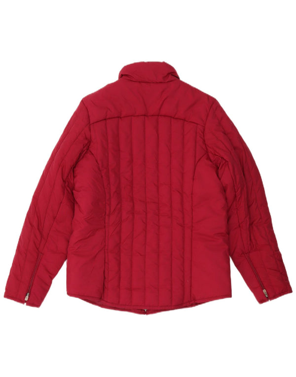 Jachetă căptușită pentru femei Adidas UK 10 Small Red Poliester