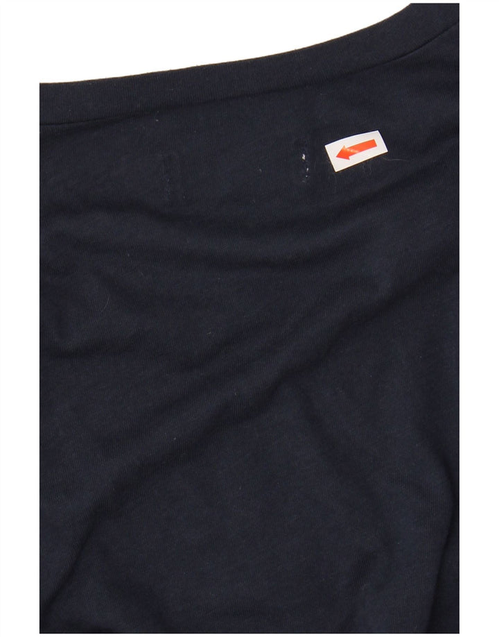 HOLLISTER Tricou cu grafic pentru femei Top UK 6 XS Bumbac bleumarin