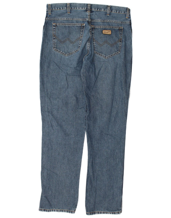 Blugi drepte pentru bărbați Wrangler Texas W38 L36 Bumbac albastru