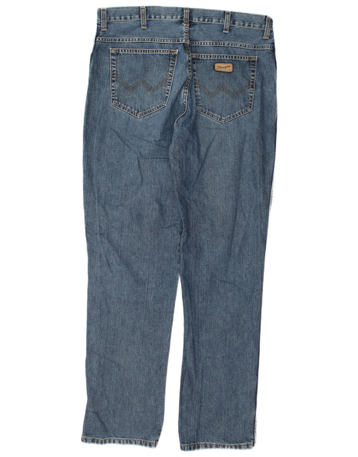 Blugi drepte pentru bărbați Wrangler Texas W38 L36 Bumbac albastru
