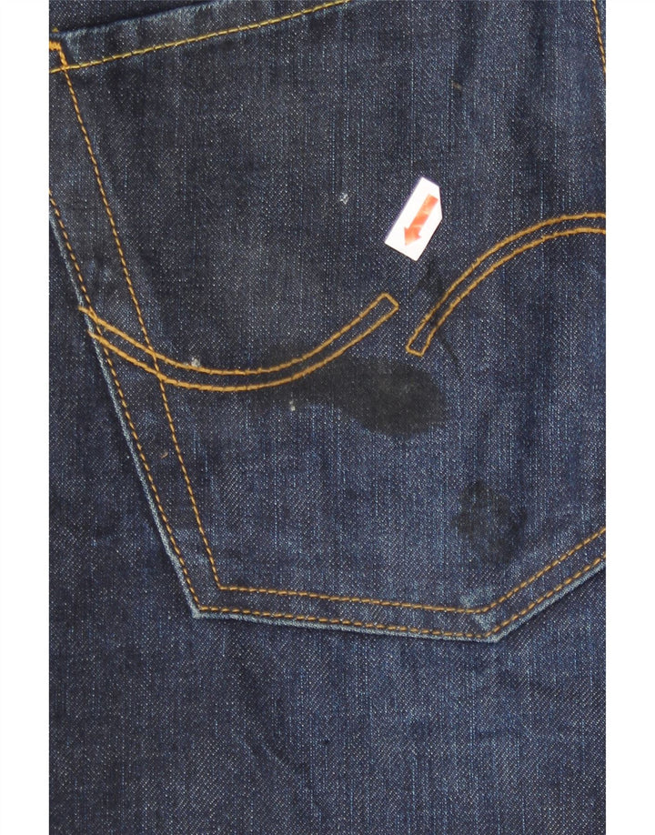 Blugi Jack & Jones Tim Slim pentru bărbați W32 L32 bumbac bleumarin