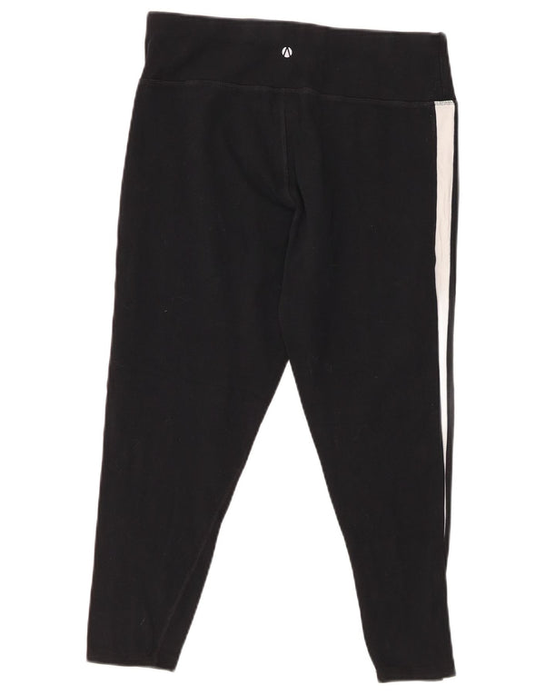 Leggings Capri pentru femei Marks & Spencer UK 14, bumbac cu dungi negre mari