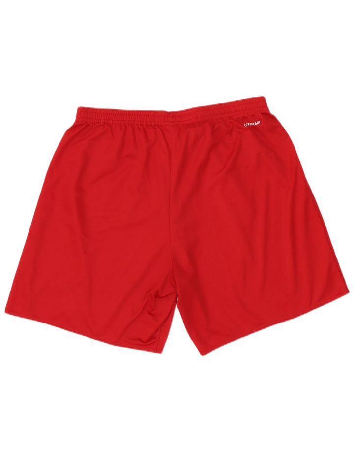 Pantaloni scurți sport Aeroready ADIDAS pentru bărbați, poliester roșu mare