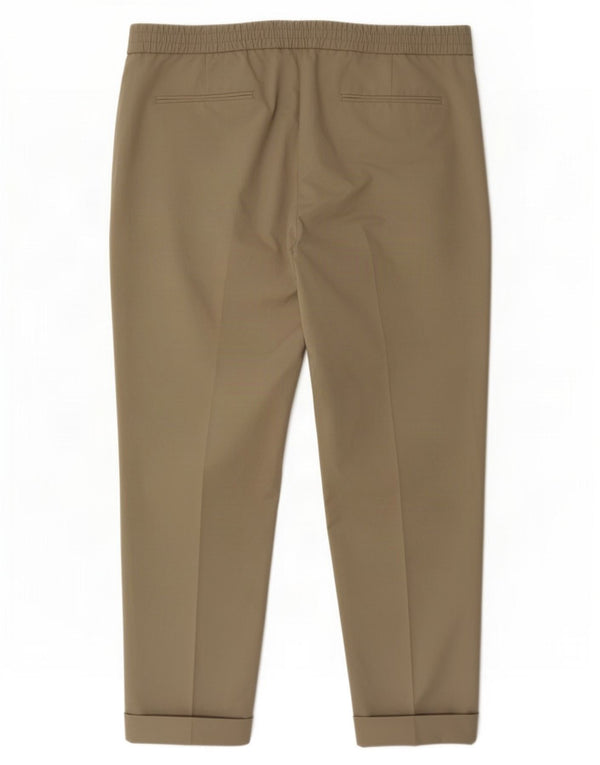 Pantaloni chino drepti pentru femei Marks & Spencer XL W38 L28 poliester gri