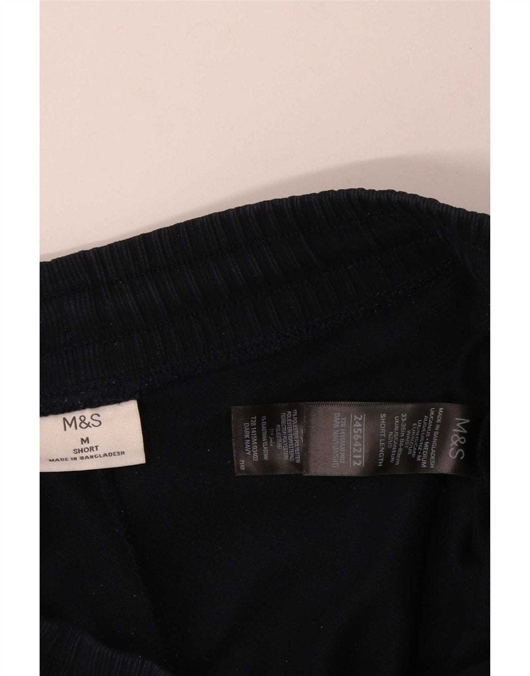 Pantaloni de trening pentru femei Marks & Spencer UK 14 Medium Bluemarin Bumbac