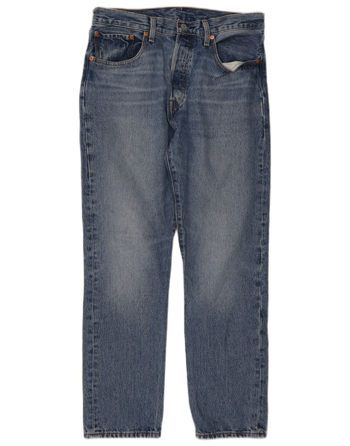 Blugi drepti pentru bărbați Levi's 501 W30 L28 Bumbac albastru