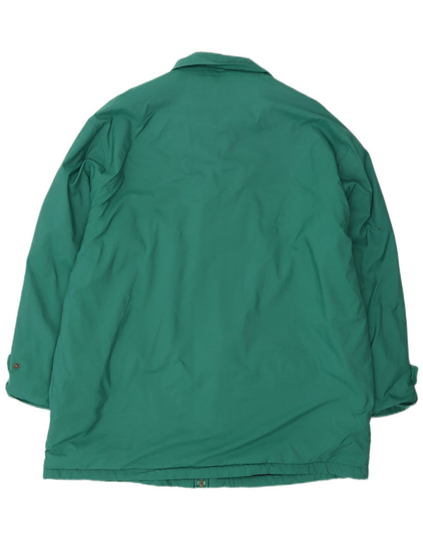 Jachetă de vânt supradimensionată pentru femei Eddie Bauer UK 18 XL, nailon verde