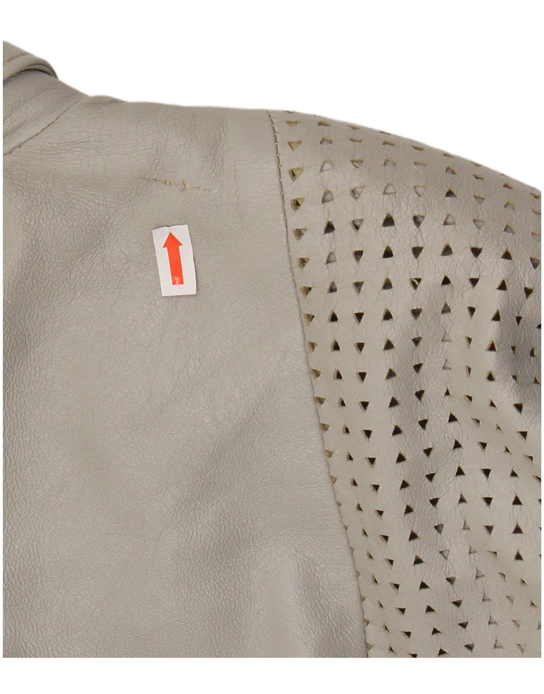 Jachetă supradimensionată pentru femei GABRIELLA BENELLI EU 36 Mic din piele gri