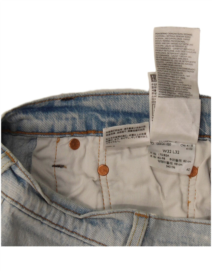 Pantaloni de damă Levi's 512 Denim Distressed Hot Pants W32 Large Blue Bumbac