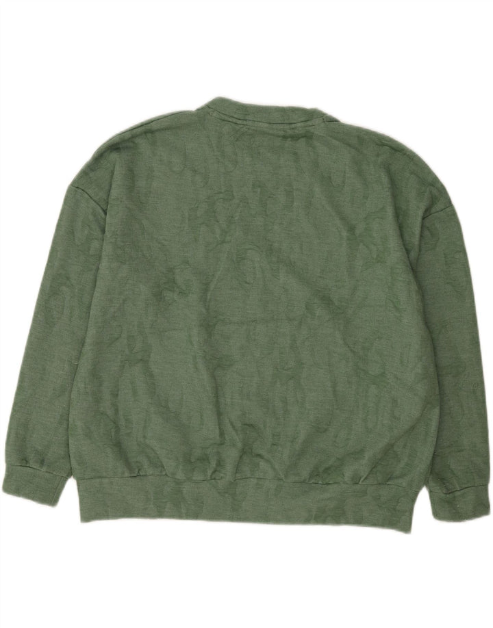 Pulover Under Armour pentru bărbați, cu grafică largi, din poliester verde mic