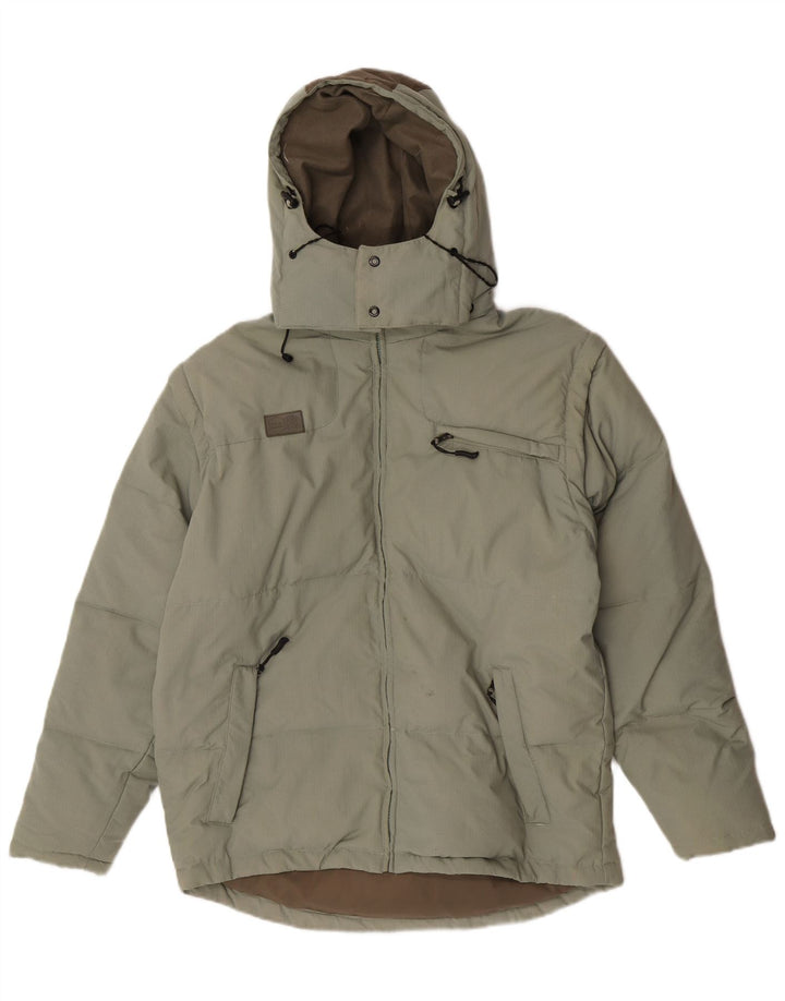 Jachetă căptușită cu glugă Fila pentru bărbați UK 38 Poliamidă verde medie