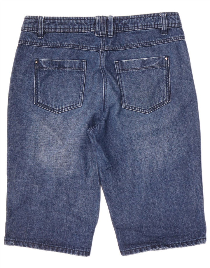 Pantaloni scurti din blugi pentru femei M&CO US 10 Large W32 Blue Bumbac