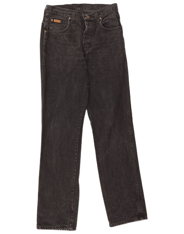 Blugi drepti pentru bărbați Wrangler W30 L33 negri