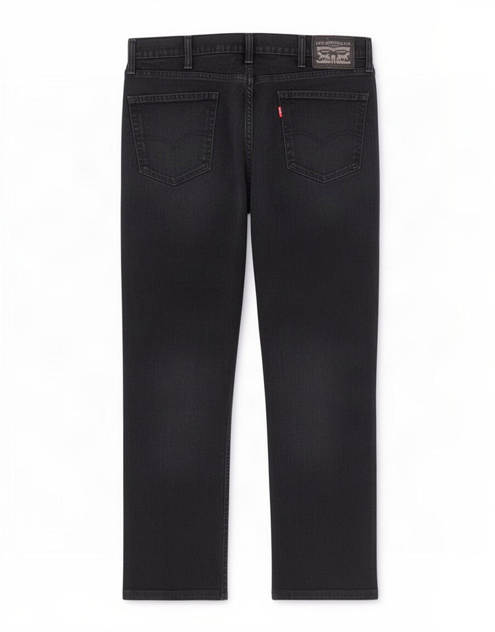 Blugi drepti pentru bărbați Levi's W38 L29 bumbac negru