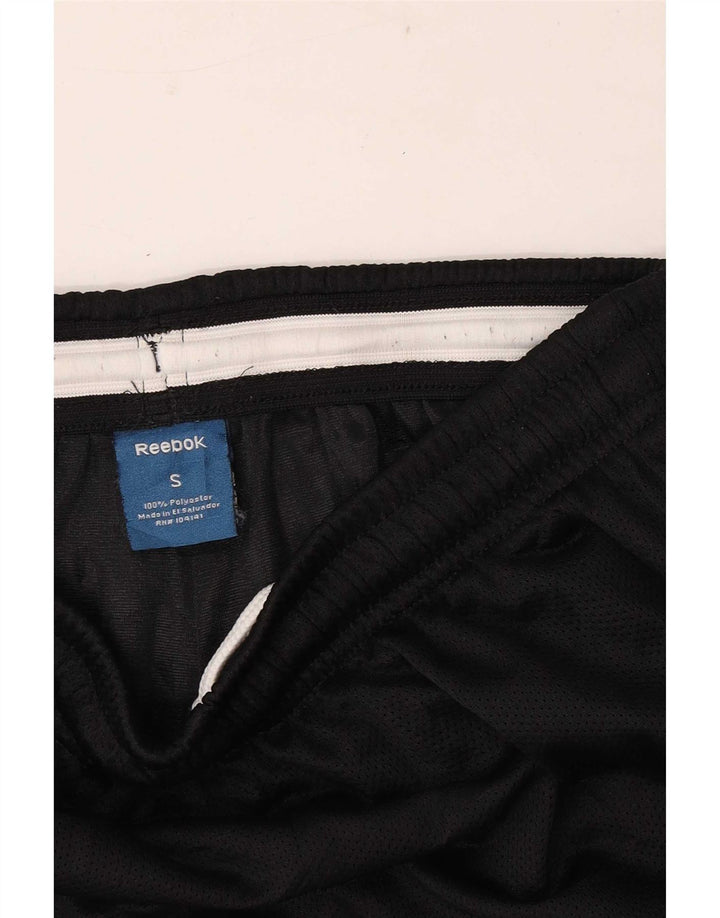Pantaloni scurti sport pentru bărbați Reebok, poliester negru mic