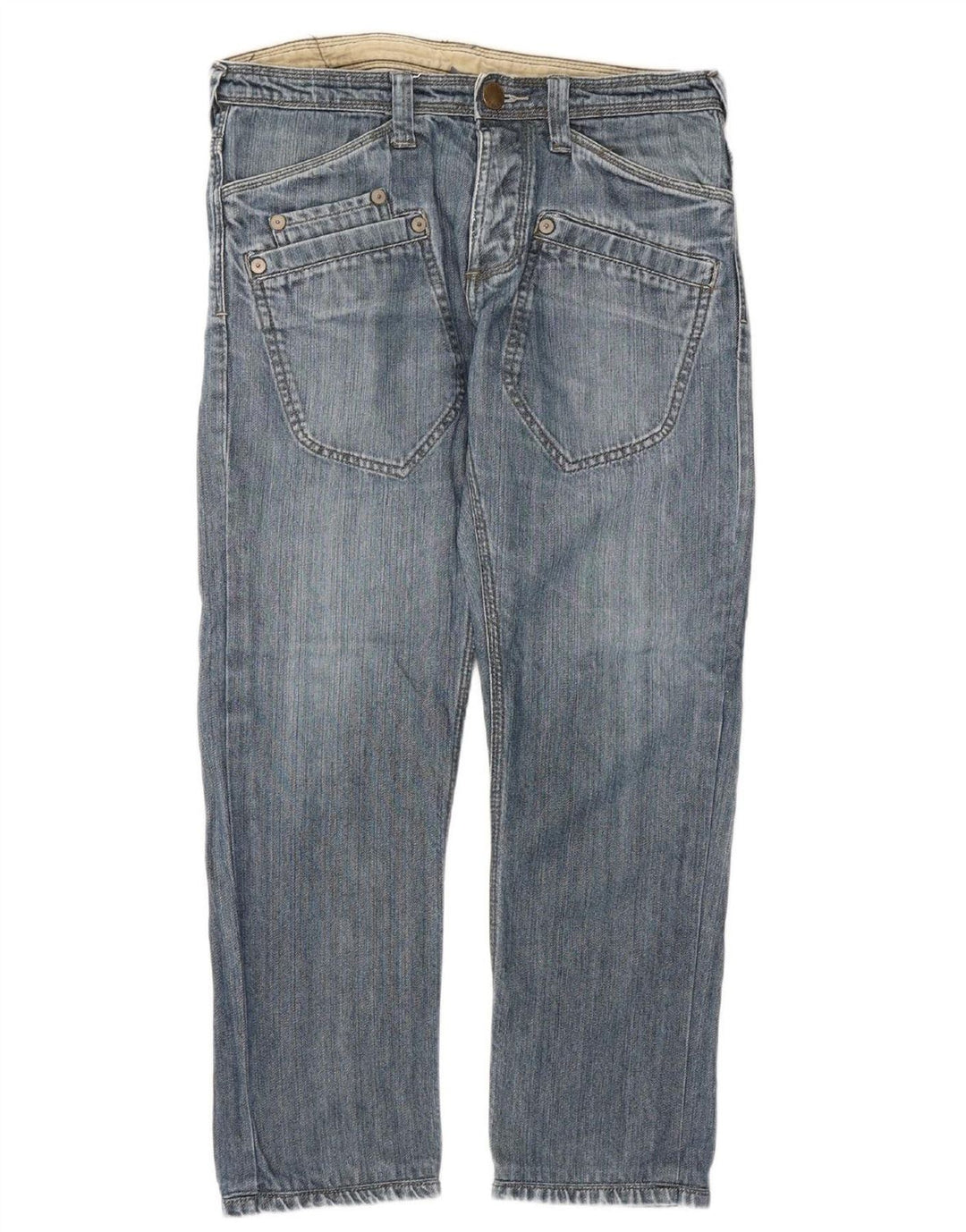 ARMANI EXCHANGE Mens Straight Jeans W31 L28 Blue Cotton Vintage Armani Exchange and Second-Hand Armani Exchange from Messina Hembry 