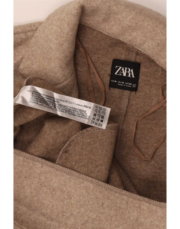 Pardesiu pentru femei Zara UK 14 Medium Bej Poliester