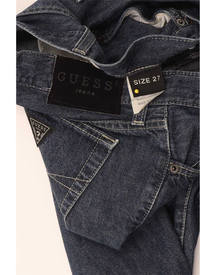 Blugi drepte pentru femei Guess W27 L30 bumbac albastru