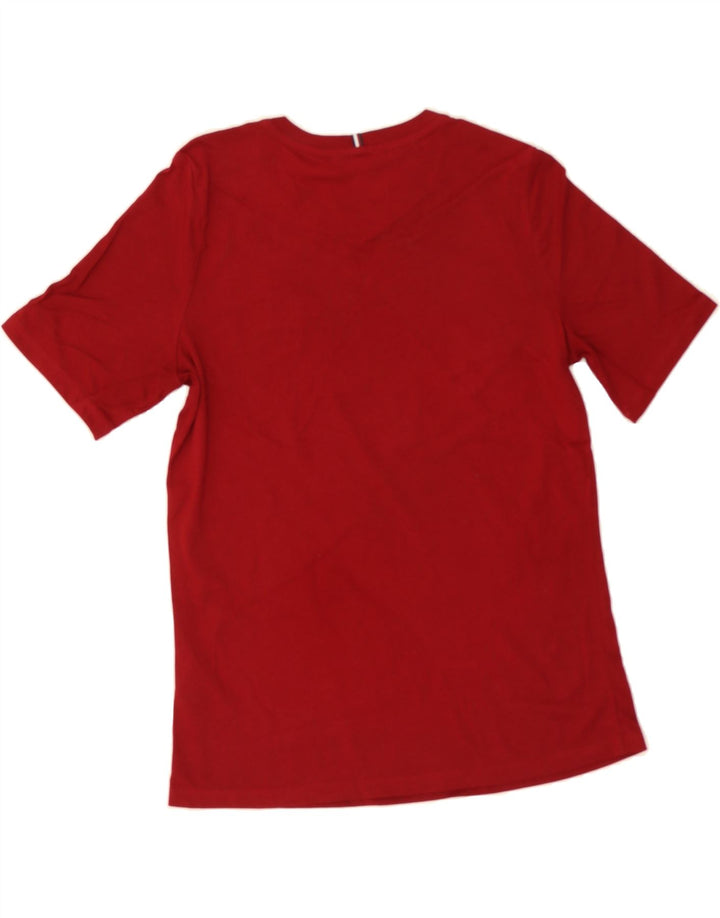 TOMMY HILFIGER Mens T-Shirt Top Small Red Cotton Vintage Tommy Hilfiger and Second-Hand Tommy Hilfiger from Messina Hembry 
