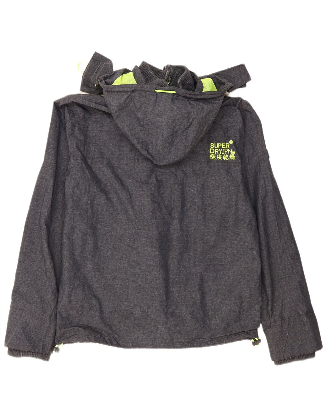 SUPERDRY Windcheater Graphic Windbreaker Jacket pentru femei UK 16, mare, gri