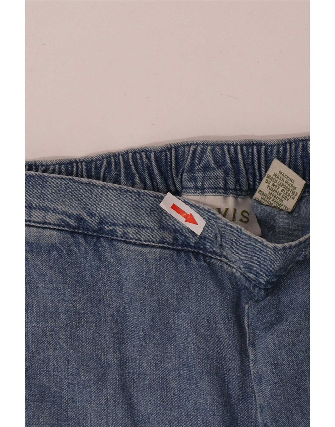 Blugi drepți obișnuiți pentru femei Orvis Mici L32 L25 Bumbac albastru