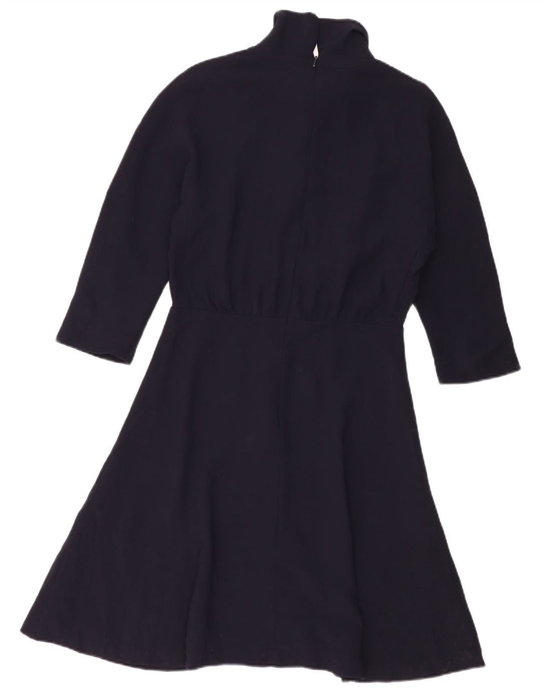 Jigsaw Rochie A-Line pentru Femei cu mâneci 3/4 UK 12 Mediu Bleumarin Poliester
