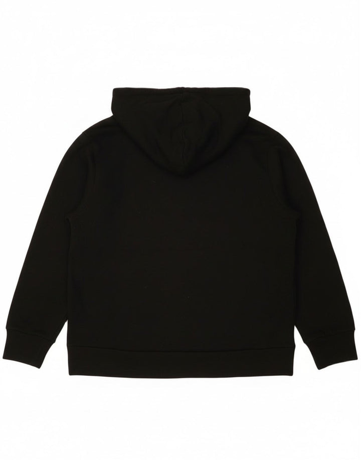 Eddie Bauer Pulover cu glugă cu formă largi pentru femei UK 14 Poliester mediu negru