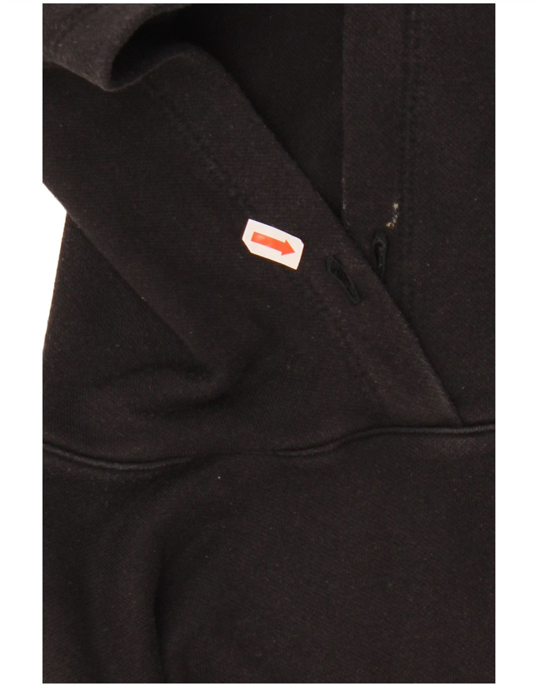 Pulover cu glugă supradimensionat pentru femei CHAMPION, UK 6 XS, bumbac negru