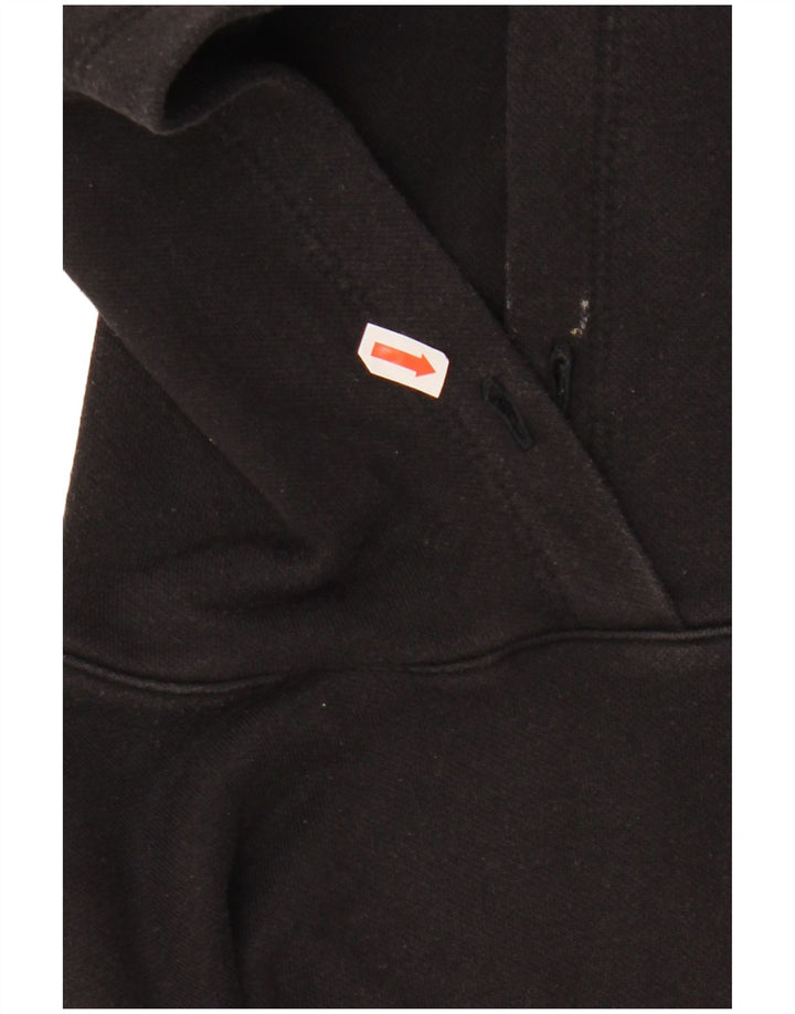 Pulover cu glugă supradimensionat pentru femei CHAMPION, UK 6 XS, bumbac negru