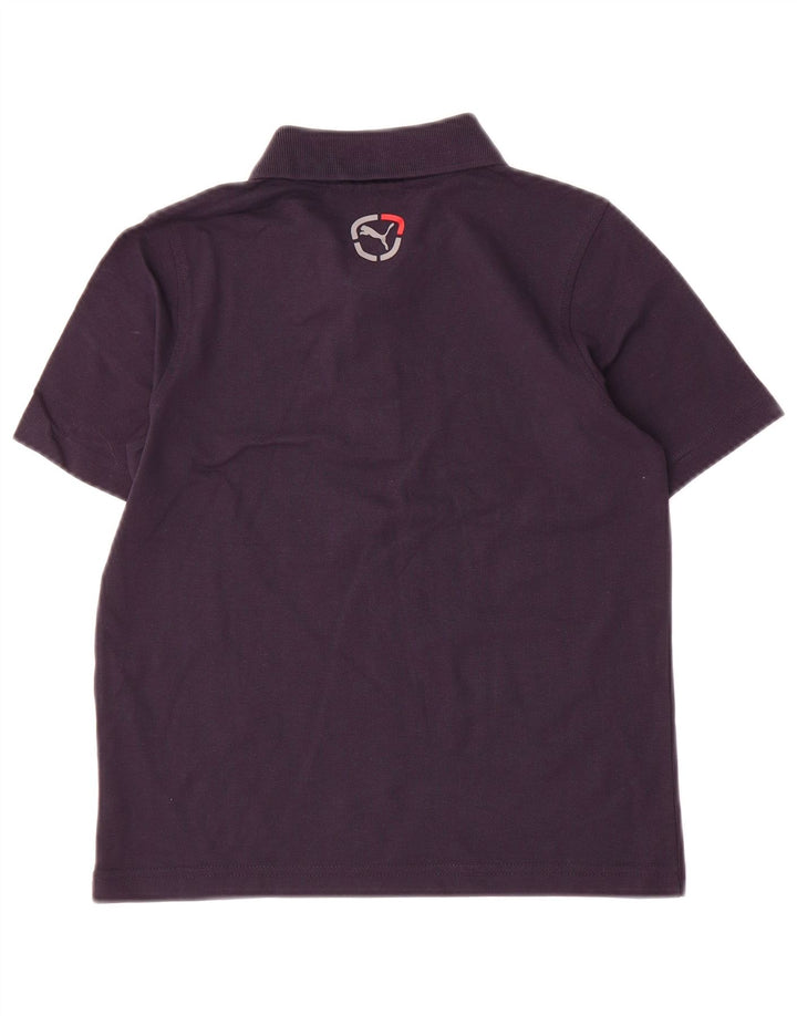 Tricou Polo Puma Băieți 9-10 Ani Bumbac Bleumarin