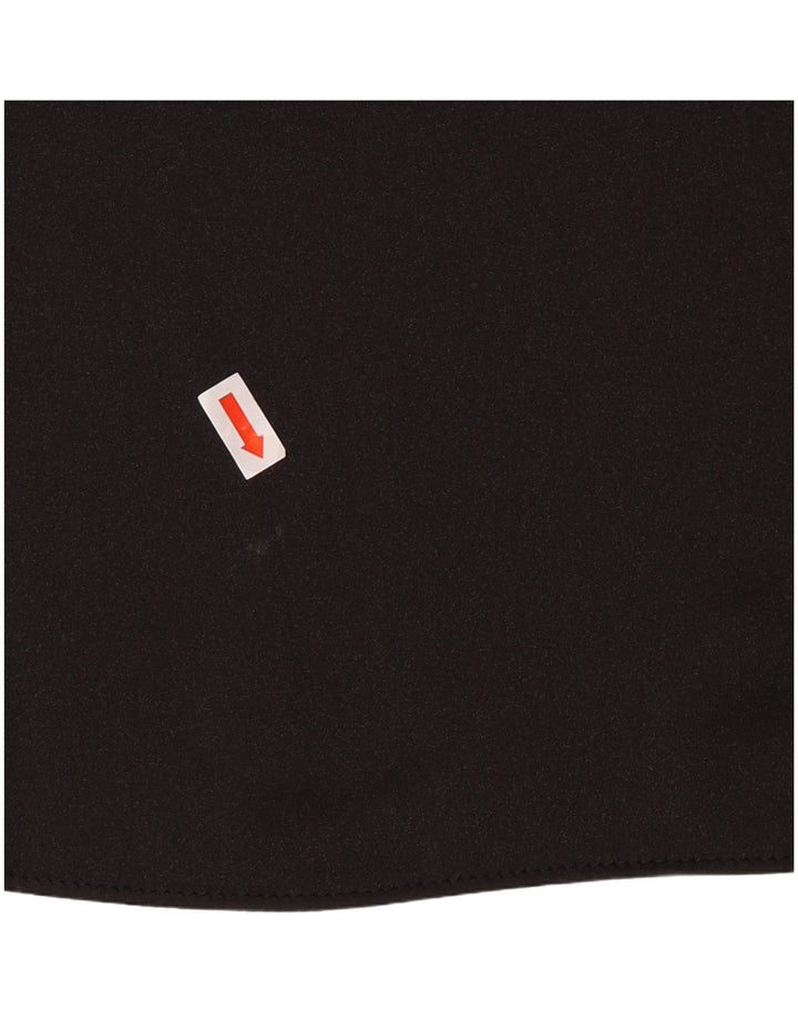 ZARA Womens Vest Top UK 14 Large Black Polyester