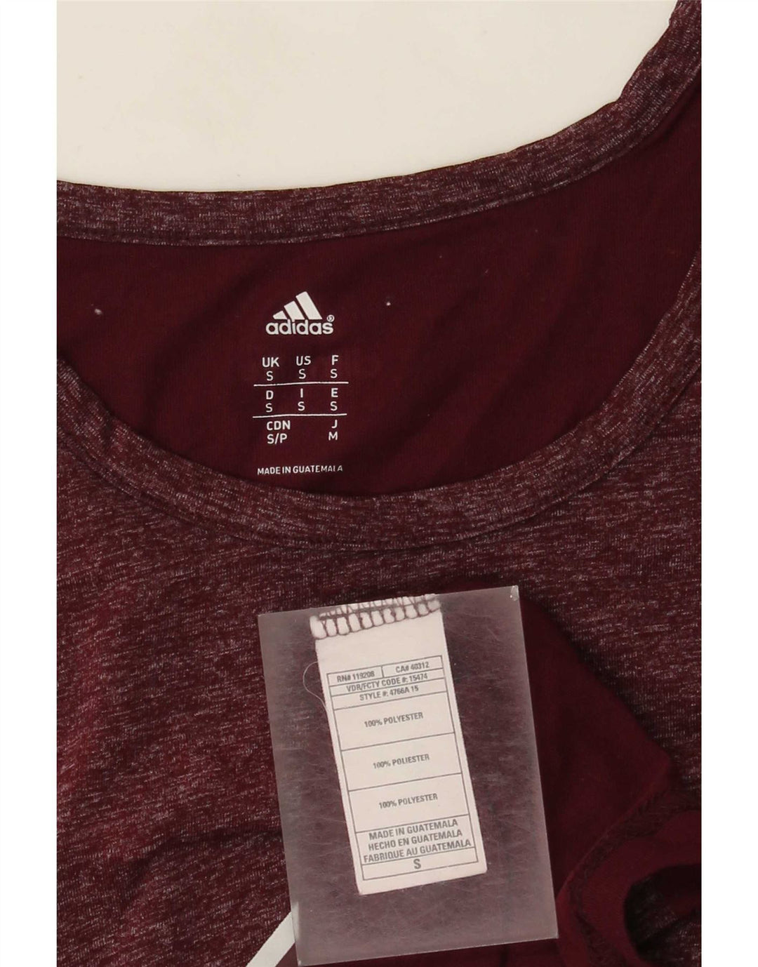 Vestă cu grafică pentru bărbați Adidas Colorado Rapids, poliester mic de culoare burgundă