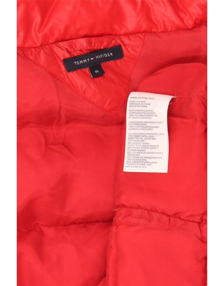 Jachetă căptușită pentru femei Tommy Hilfiger UK 14 Medium Red Nylon