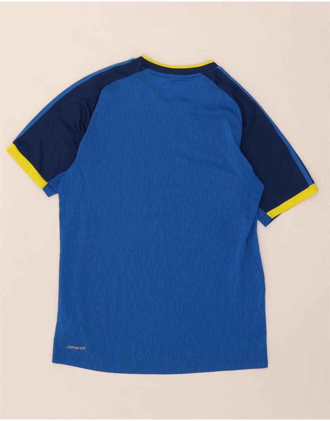 Tricou Adidas Climacool pentru bărbați Top mic, albastru, poliester color bloc