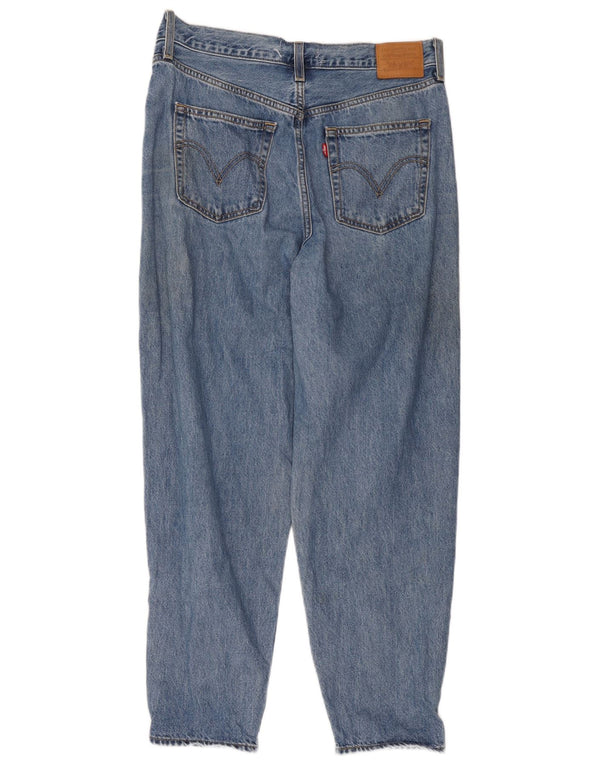 Blugi conici cu talie înaltă Levi's pentru femei L31 L29, bumbac albastru