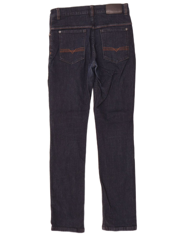Blugi slim pentru baieti Hugo Boss 11-12 ani XS W26 L29 bleumarin bumbac