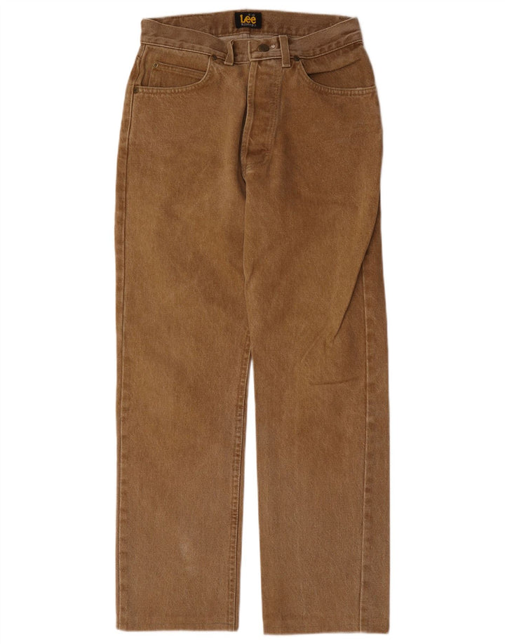 Blugi drepti pentru femei Lee W29 L28 bumbac bej