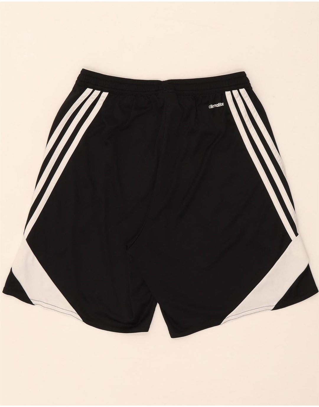 Pantaloni scurți sport pentru bărbați Adidas Climalite, mici, negru, poliester color bloc