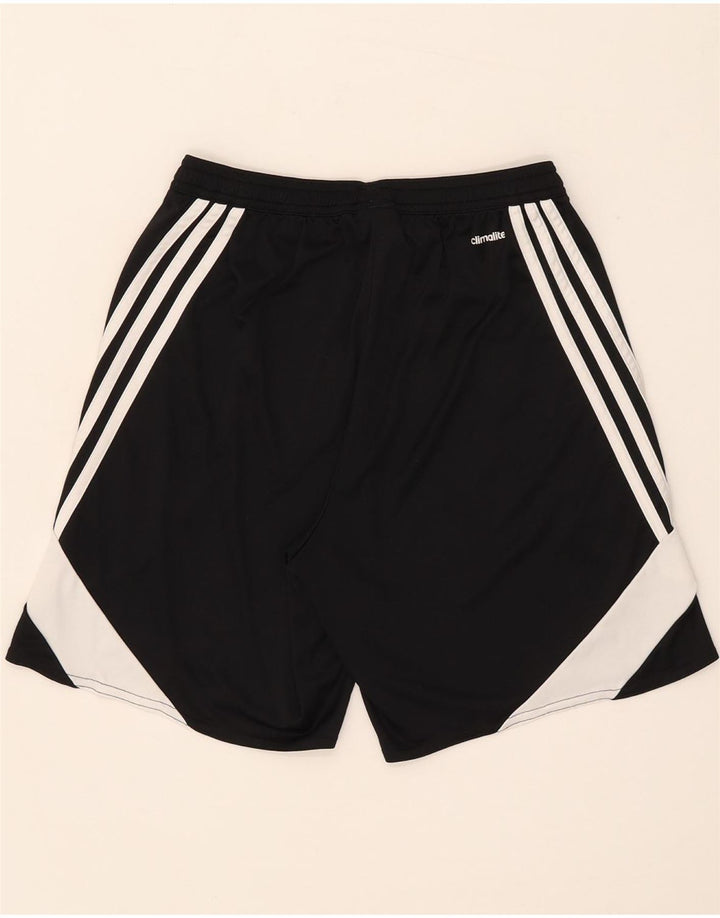 Pantaloni scurți sport pentru bărbați Adidas Climalite, mici, negru, poliester color bloc