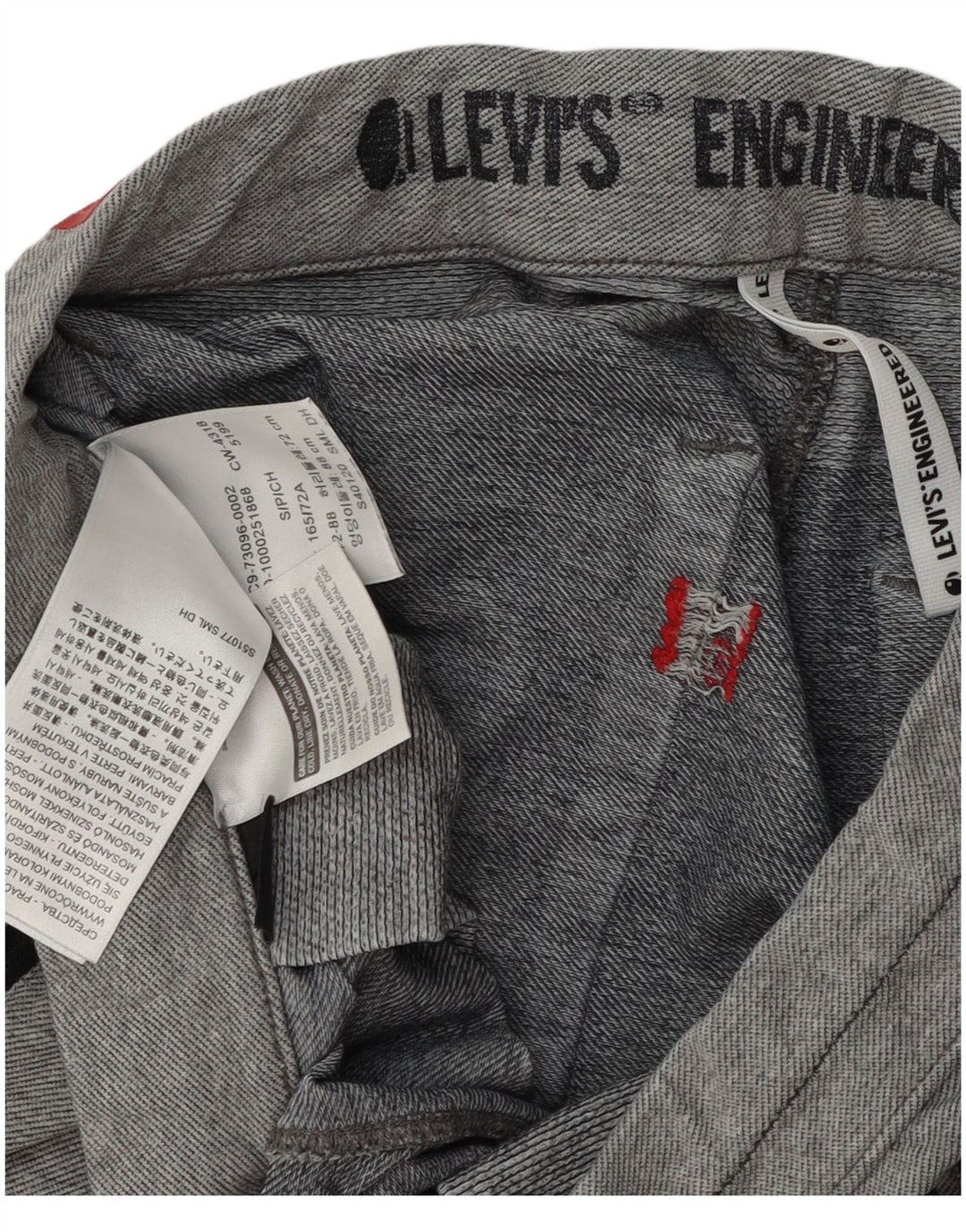 Pantaloni de trening cu grafică Levi's Pantaloni de jogging Mici Gri Modern