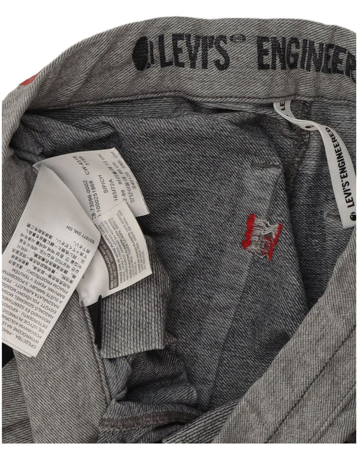 Pantaloni de trening cu grafică Levi's Pantaloni de jogging Mici Gri Modern