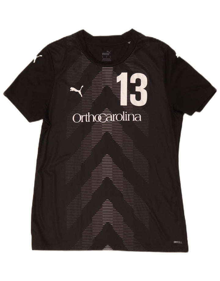 Tricou cu grafică Puma Carolina pentru bărbați Top Mediu Negru Geometric