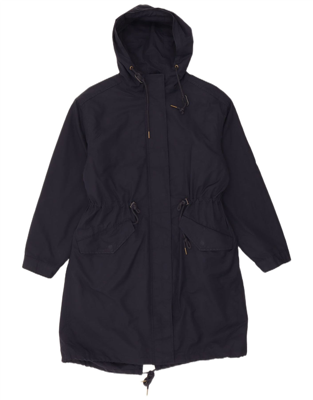 Jachetă parka cu glugă pentru femei Marks & Spencer UK 12 Poliester mediu bleumarin