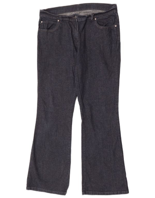 Blugi Bootcut pentru femei Marks & Spencer UK 18 XL W35 L30 bleumarin bumbac