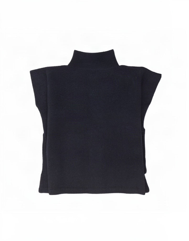 Pulover poncho pentru femei Marks & Spencer, mărime unica, poliester bleumarin
