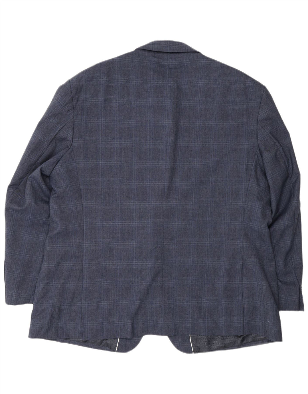 Jachetă Blazer pentru bărbați Pierre Cardin cu 2 nasturi UK 50 5XL Bleumarin Check