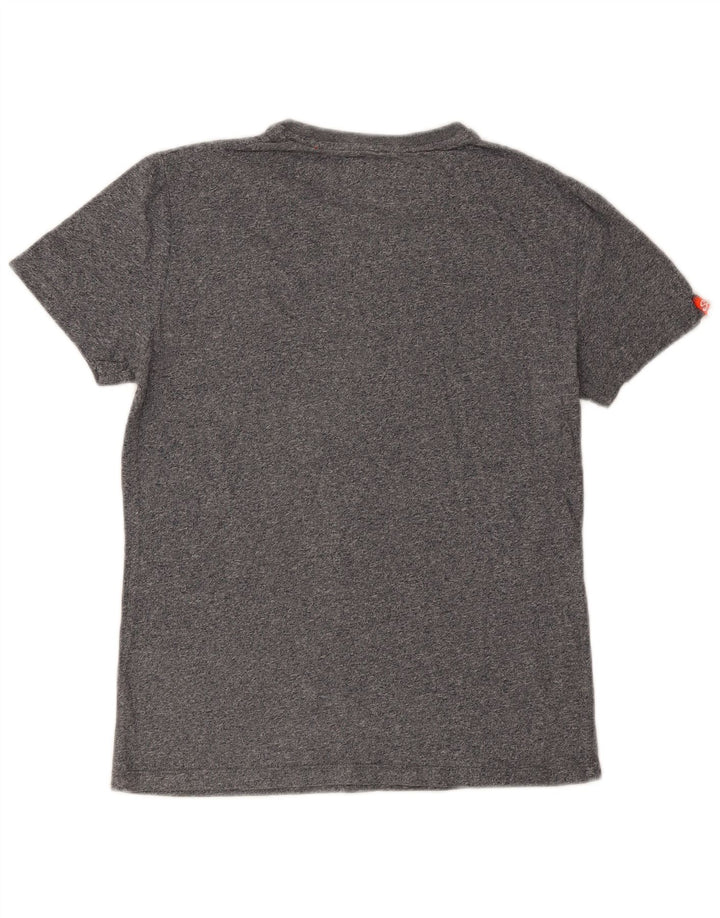 Tricou Superdry pentru bărbați Top mic, gri, bumbac cu pete